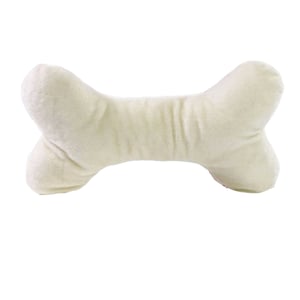 Mbw - Hunde Quietschspielzeug "MiniFeet", Knochen (Cremefarbe)