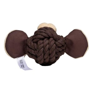 Mbw - Seilspielzeug für Hunde "MiniFeet", Affe (Braun)