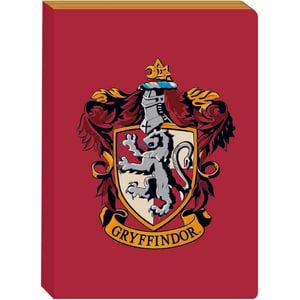 Harry Potter - Gryffindor Wappen-Notizbuch, A5 (Rot)