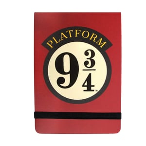 Harry Potter - Bahnsteig 9 3/4-Taschen-Notizbuch (Rot)