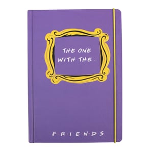 Friends - "I´d Rather Be Watching" Notizbuch, A5 (Violett)