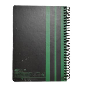 Harry Potter - "Wizarding World" Slytherin-Notizbuch, A5 (Schwarz/Grün)