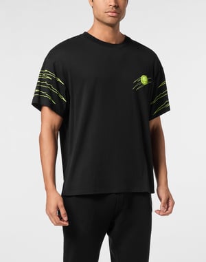 T-Shirt Rundhalsausschnitt Ss Scratch