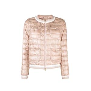 Herno Wattierte Jacke mit Streifenbesatz