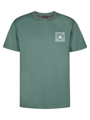 Petrol Industries - Rückendruck T-Shirt Calor Herren - Grün