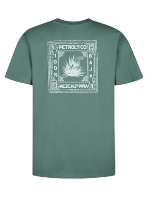 Petrol Industries - Rückendruck T-Shirt Calor Herren - Grün