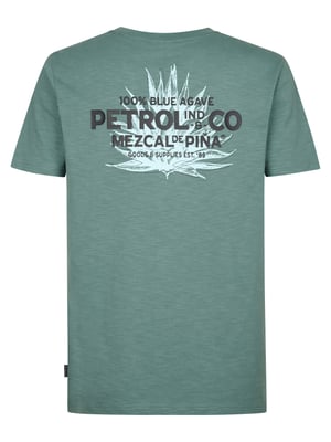 Petrol Industries - Backprint T-Shirt FuegoSur Herren - Grün