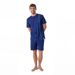 Herren Sommer Kurzpyjama MU9