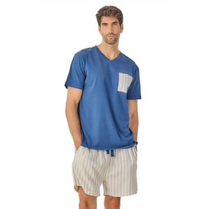 Herren Sommer Kurzpyjamas JJB22