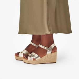 Sabina Strap Champagne Sandals