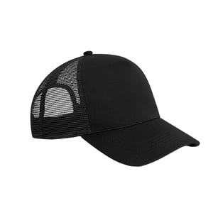 Beechfield - Trucker Cap Snapback für Herren/Damen Unisex (Schwarz)