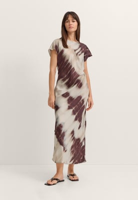 Bugatti Damen Sommerkleid Modern Fit aus bedruckter Viskose
