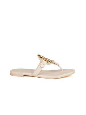 Tory Burch Sandalen Neu Creme / Gold