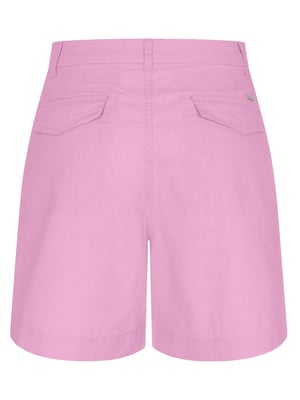 U.S. Polo Assn. Damen Leinenshorts aus Leinen-Baumwollmix