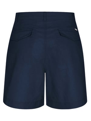 U.S. Polo Assn. Damen Leinenshorts aus Leinen-Baumwollmix