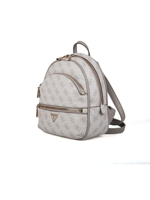 Guess Rucksack Dunkel Taupe Logo
