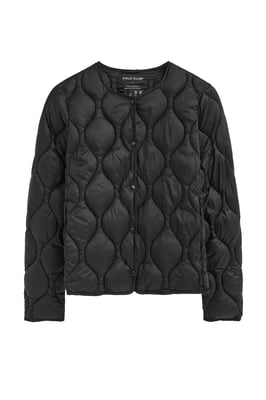 Ultraleichte Jacke Paloma schwarz mit Polo Club Logo