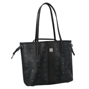 MCM Liz Wendetasche, Größe S, in Visetos Schwarz
