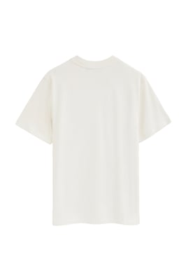 T-Shirt weiß im Loose Fit mit Polo Club Stickerei