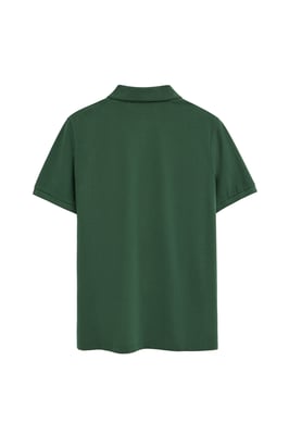 Poloshirt flaschengrün im Regular Fit mit maritimem Polo Club Patch