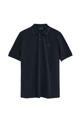 Kurzärmliges Poloshirt marineblau mit Polo Club Patch