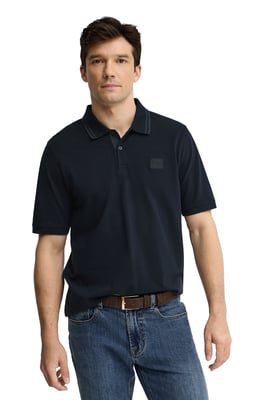 Kurzärmliges Poloshirt marineblau mit Polo Club Patch
