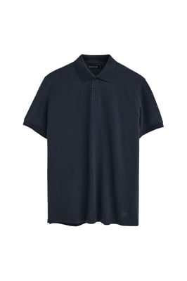 Cotolino-Poloshirt marineblau mit Polo Club Patch