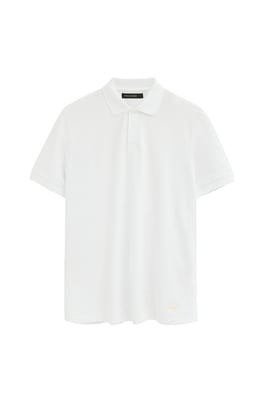 Cotolino-Poloshirt weiß mit Polo Club Patch