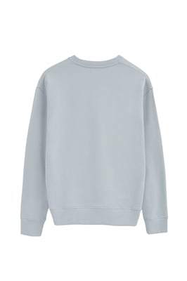 Sweatshirt hellblau im Regular Fit mit Rigby Go Stickerei
