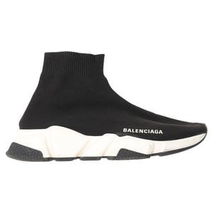 Balenciaga Speed-Sneaker aus schwarzem Polyester