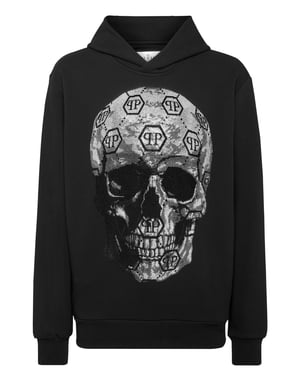 Sweatshirt Mit Kapuze Skull