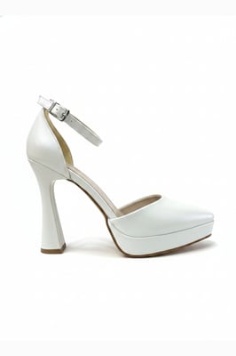 Aster Spitzer Zehenbereich Hochzeit Plateaupumps