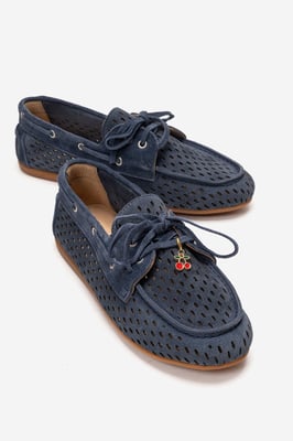 Stevo Leder Schnürer Loafer