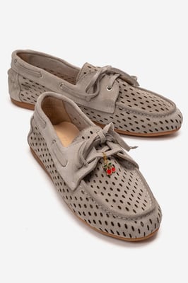 Stevo Leder Schnürer Loafer
