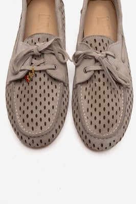 Stevo Leder Schnürer Loafer