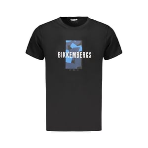 Bikkembergs Schwarzes Baumwoll T-Shirt für Herren