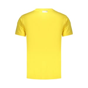 Bikkembergs Gelbes Baumwolle Herren T-Shirt