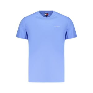 Tommy Hilfiger Hellblaues Baumwoll-Herren-T-Shirt