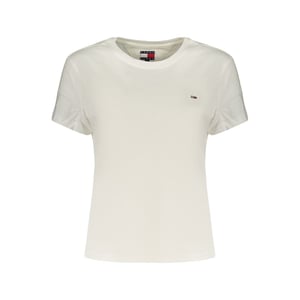 Tommy Hilfiger Bianco Baumwoll Damen T-Shirt