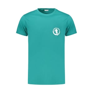 Bikkembergs Grünes Baumwoll-Herren-T-Shirt
