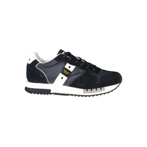 Blauer Blue Polyurethan Herren Sneaker