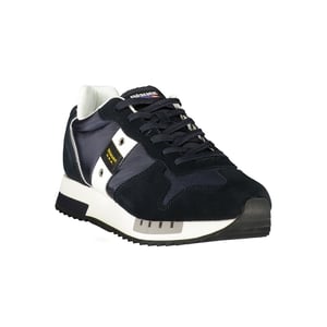 Blauer Blue Polyurethan Herren Sneaker