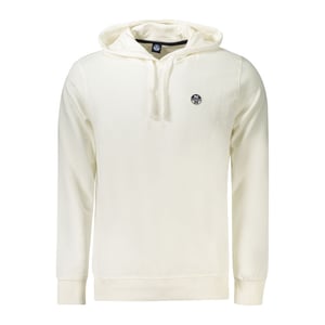North Sails Weißes Baumwoll-Herren Kapuzensweatshirt