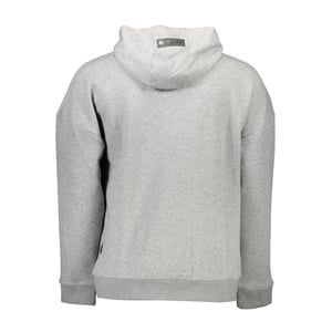 Plein Sport Graues Baumwoll-Herren-Sweatshirt