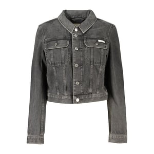 Calvin Klein Schwarze Baumwolljacke für Damen