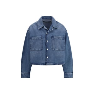 Alexander Wang Blaue Denim-Bluse
