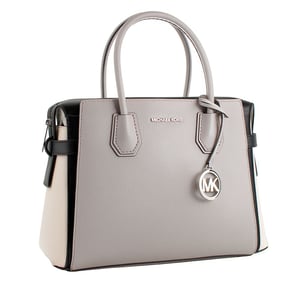 Michael Kors Graue Lederhandtasche