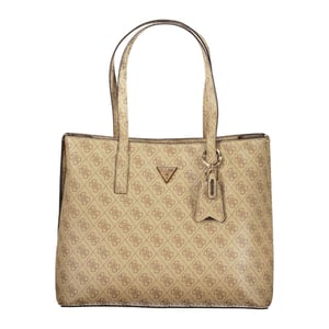Guess Jeans Beiger Polyurethan Damenhandtasche