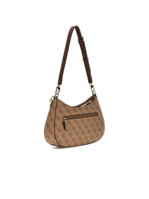Guess Schultertasche Latte Logo/Braun