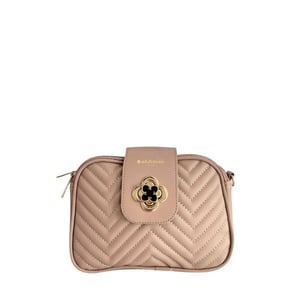 Baldinini Trend Beige PU Damen Umhängetasche